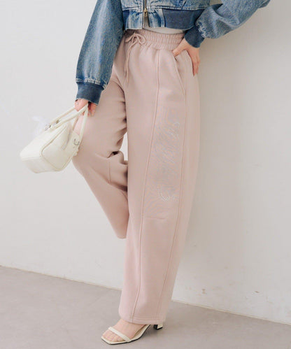 キラキラロゴスウェットパンツ