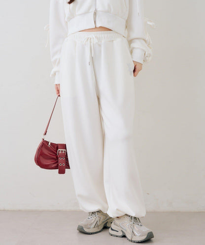 【set upで楽しめる】ロゴキラリダンボールスウェットパンツ