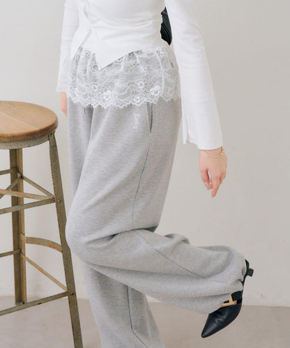 【set upで楽しめる】ロゴキラリダンボールスウェットパンツ