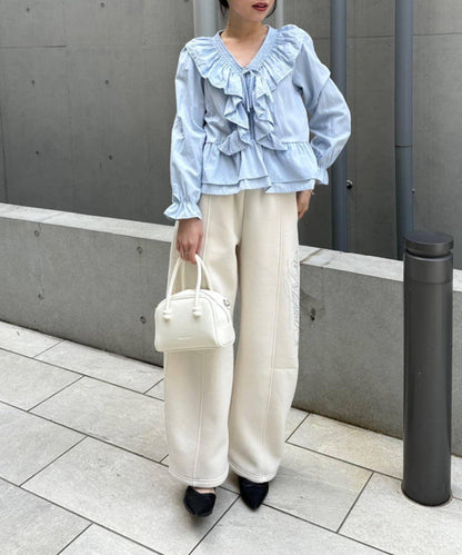 キラキラロゴスウェットパンツ