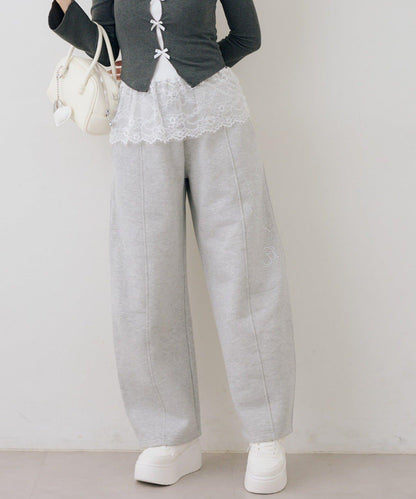 キラキラロゴスウェットパンツ