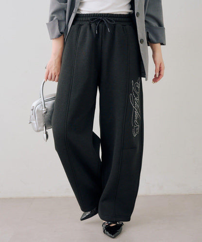 キラキラロゴスウェットパンツ