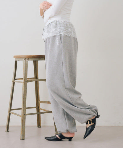 【set upで楽しめる】ロゴキラリダンボールスウェットパンツ