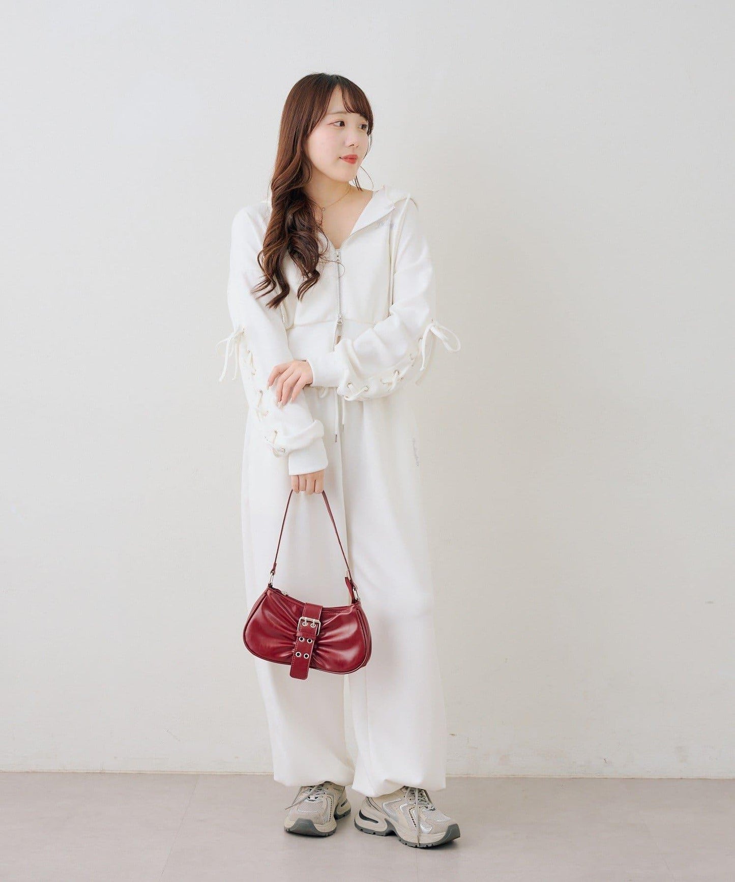 【set upで楽しめる】ロゴキラリダンボールスウェットパンツ