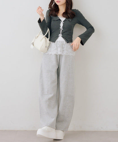 キラキラロゴスウェットパンツ