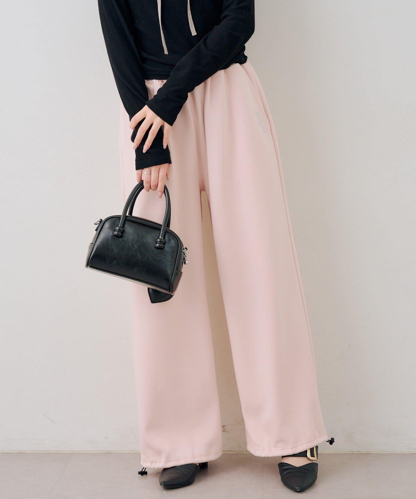 【set upで楽しめる】ロゴキラリダンボールスウェットパンツ