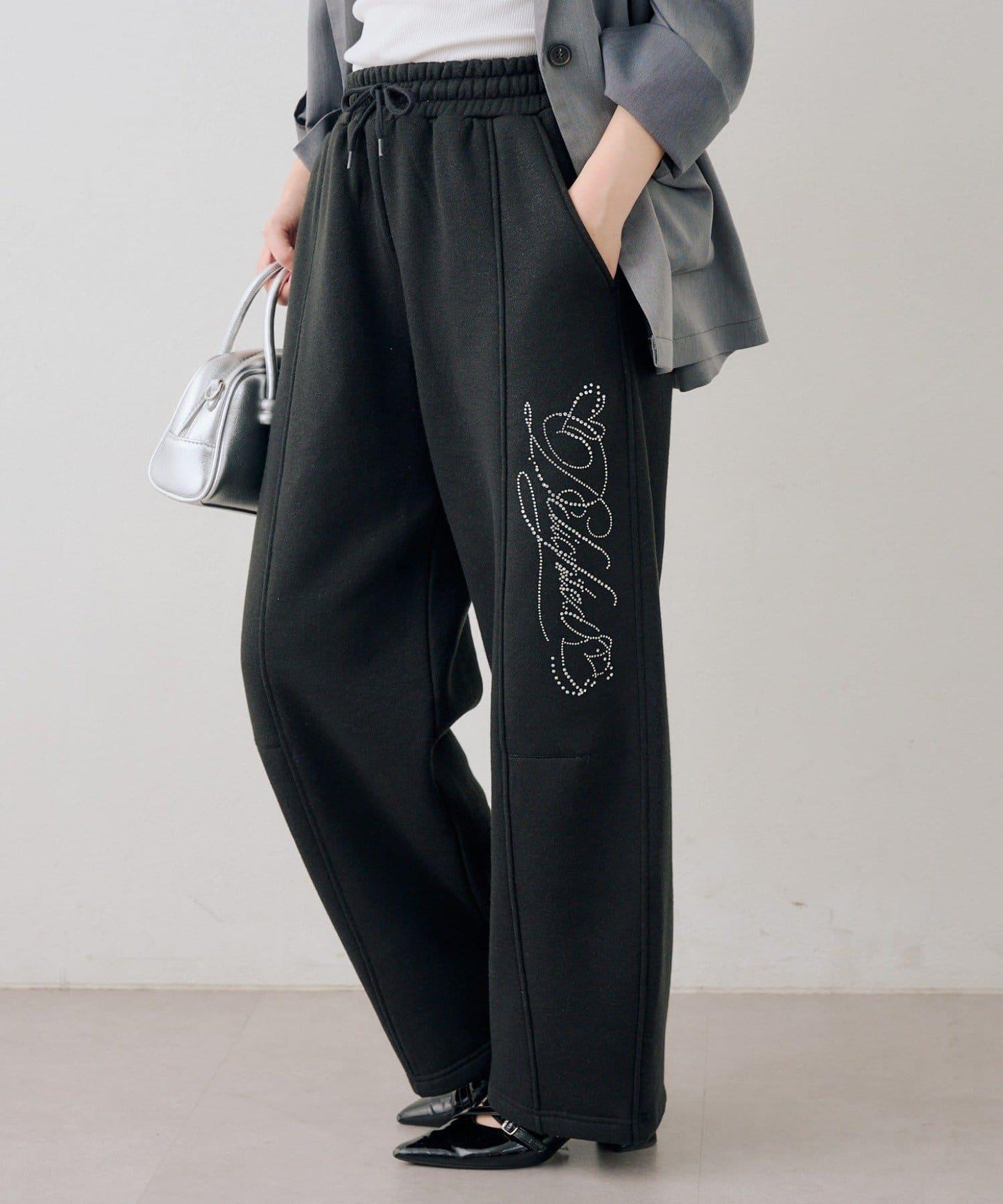 キラキラロゴスウェットパンツ