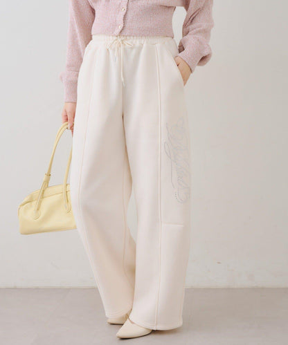 キラキラロゴスウェットパンツ