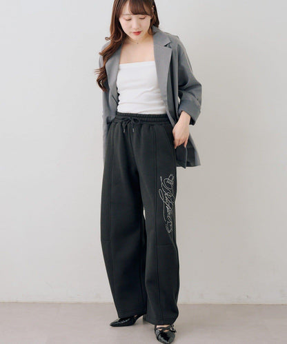 キラキラロゴスウェットパンツ