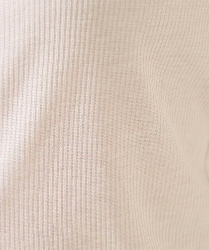 配色シアーリブボタンカーディガン【限定展開】