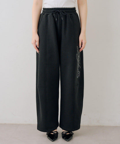 キラキラロゴスウェットパンツ