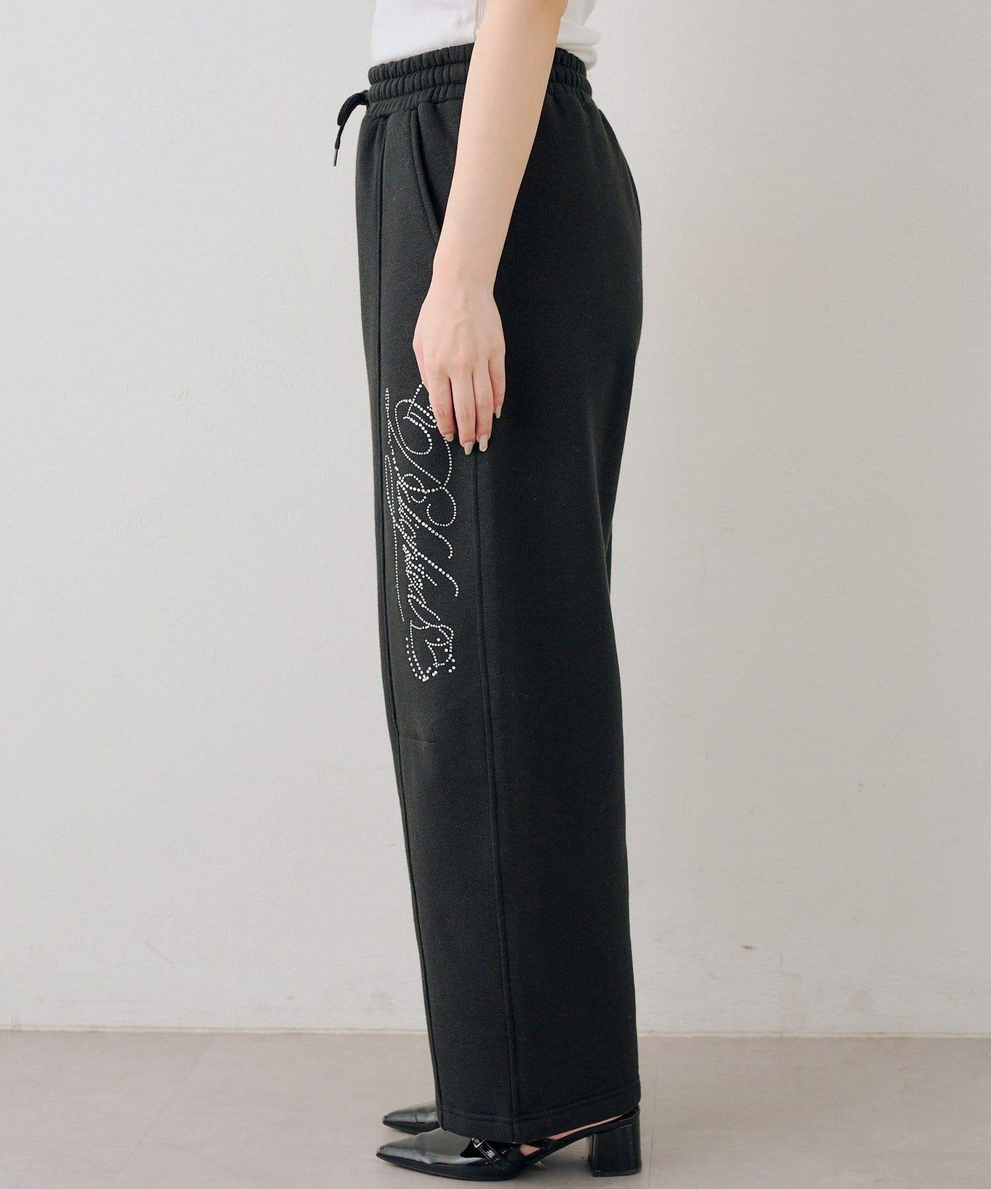 キラキラロゴスウェットパンツ