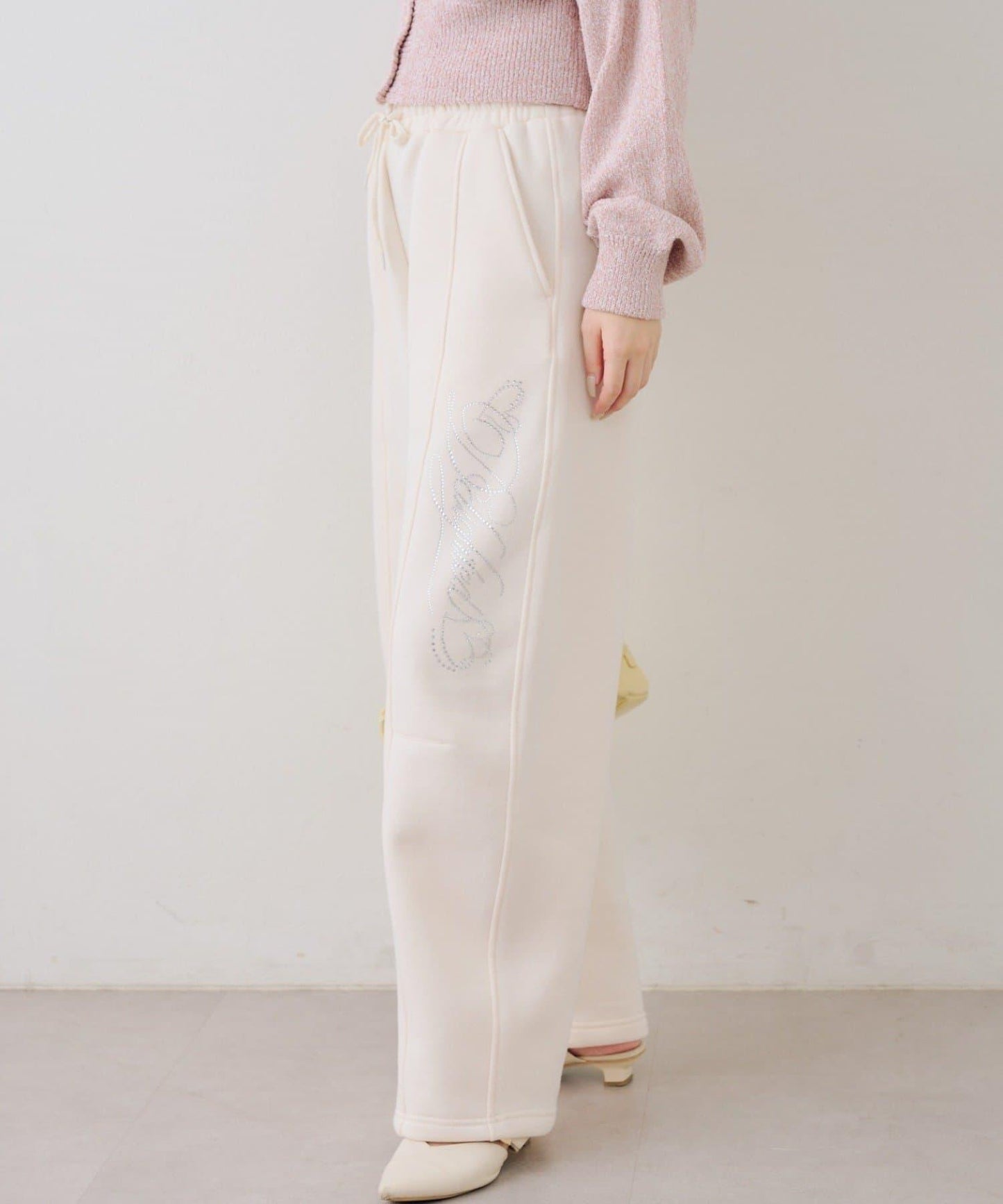 キラキラロゴスウェットパンツ