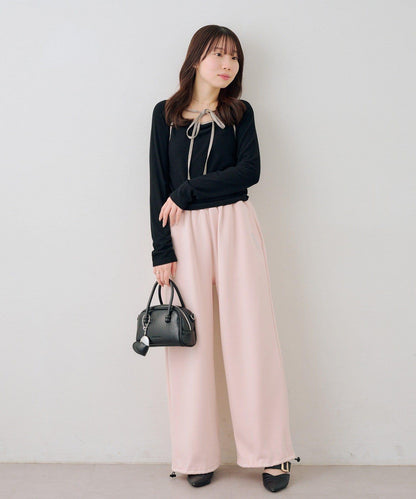 【set upで楽しめる】ロゴキラリダンボールスウェットパンツ