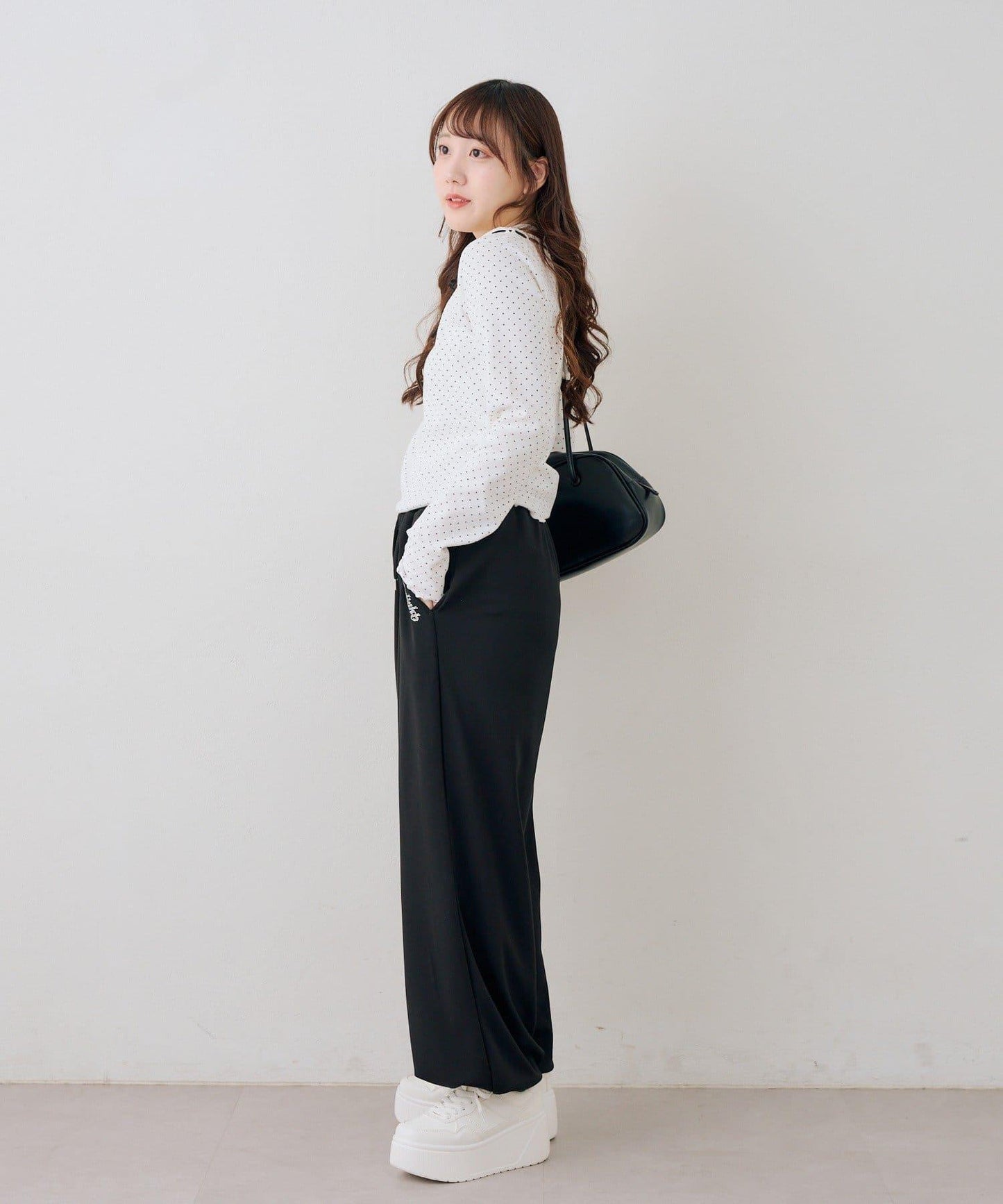 【set upで楽しめる】ロゴキラリダンボールスウェットパンツ