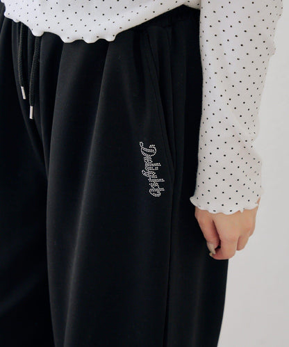 【set upで楽しめる】ロゴキラリダンボールスウェットパンツ