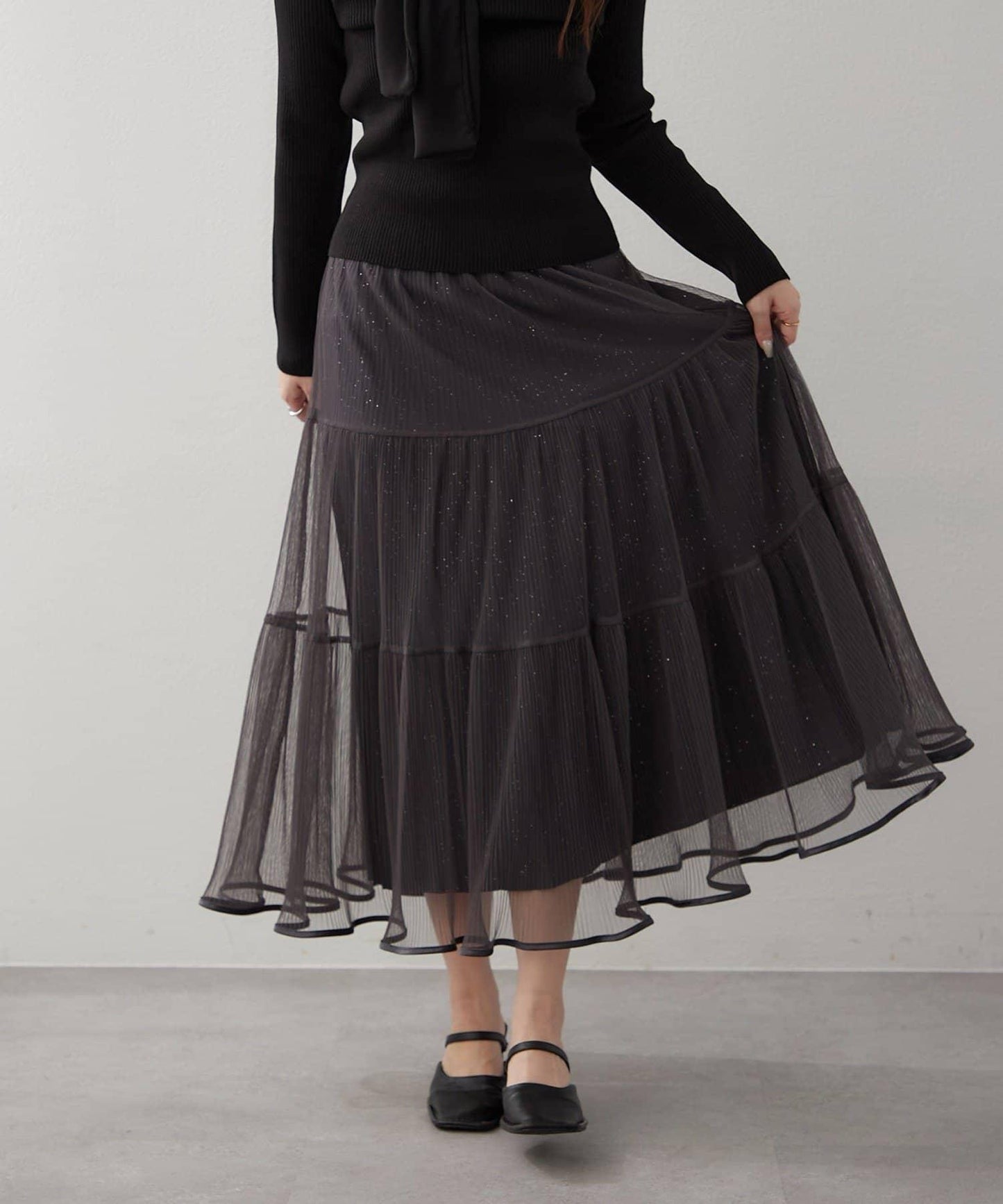 【2026SS】キラキララメチュールスカート