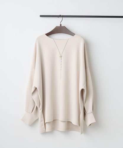 ネックレス刺繍2WAYプルオーバー