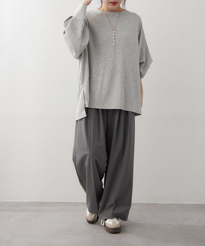 ネックレス刺繍2WAYプルオーバー