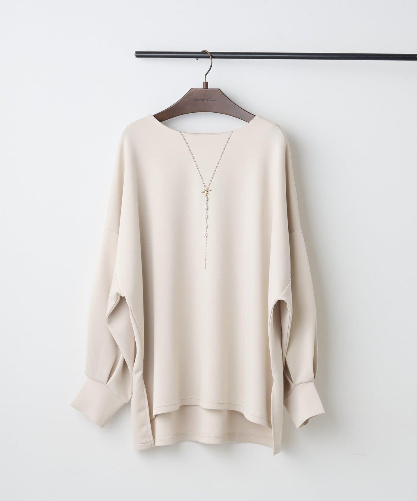 ネックレス刺繍2WAYプルオーバー