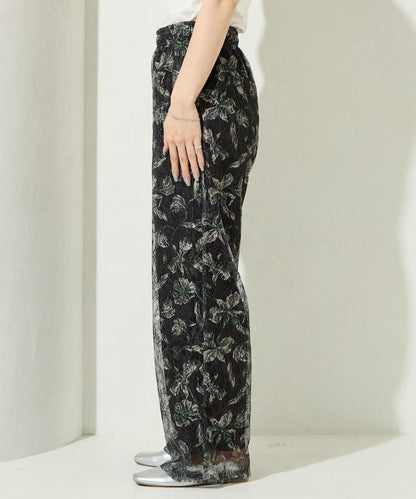 レースプリント柄イージーパンツ(セットアップ対応)【限定展開】