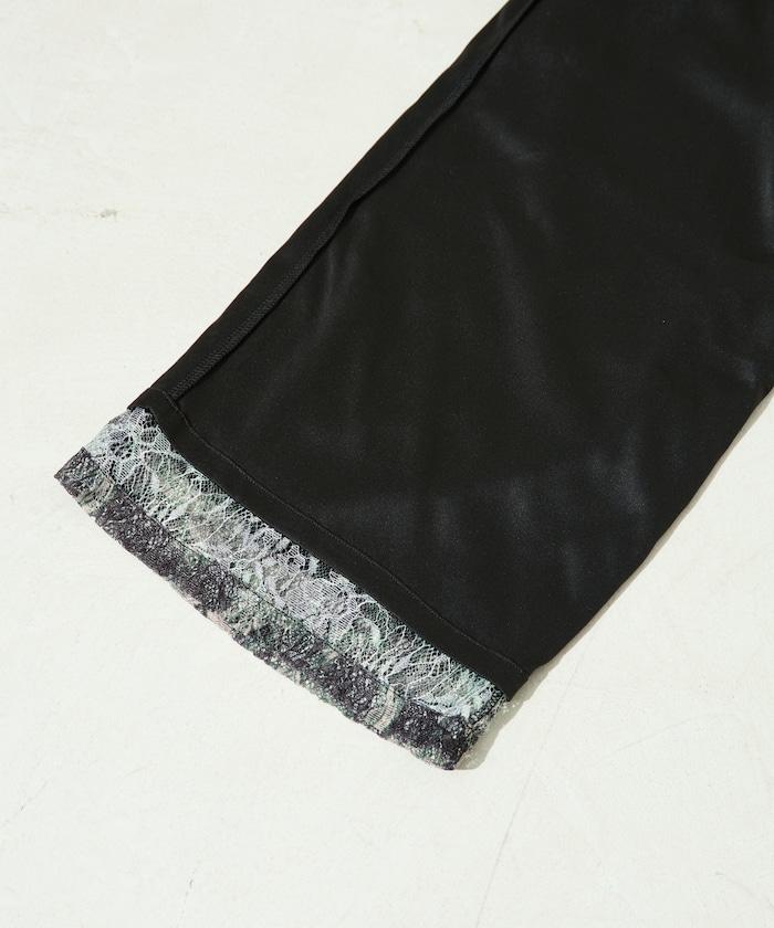 レースプリント柄イージーパンツ(セットアップ対応)【限定展開】