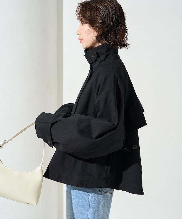 ショートフレアトレンチコート【限定展開】
