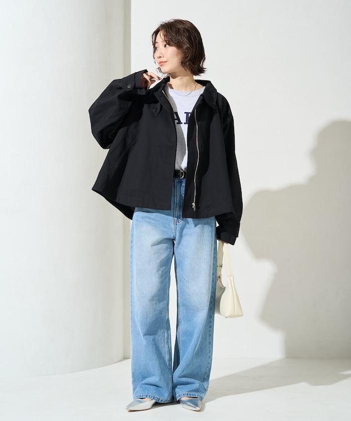 ショートフレアトレンチコート【限定展開】