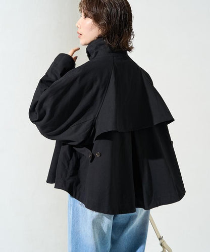 ショートフレアトレンチコート【限定展開】