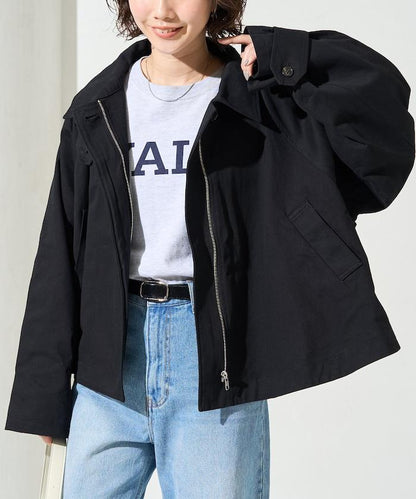 ショートフレアトレンチコート【限定展開】