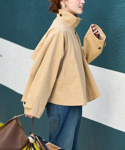 ショートフレアトレンチコート【限定展開】