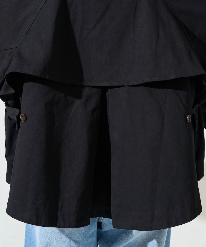 ショートフレアトレンチコート【限定展開】