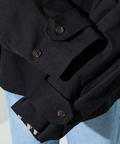 ショートフレアトレンチコート【限定展開】