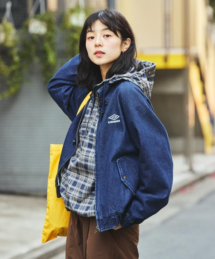別注 DENIM STAND COLLAR BLOUSON