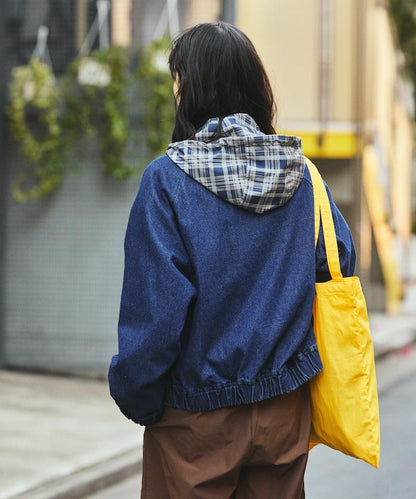 別注 DENIM STAND COLLAR BLOUSON