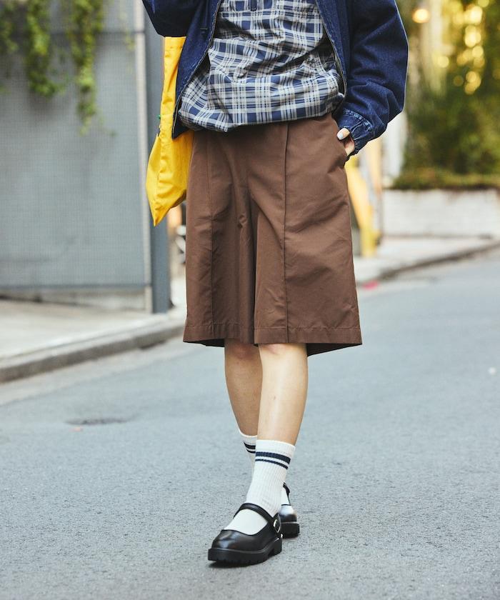別注 TUCK HALF PANTS