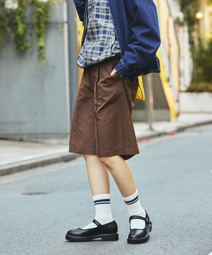 別注 TUCK HALF PANTS