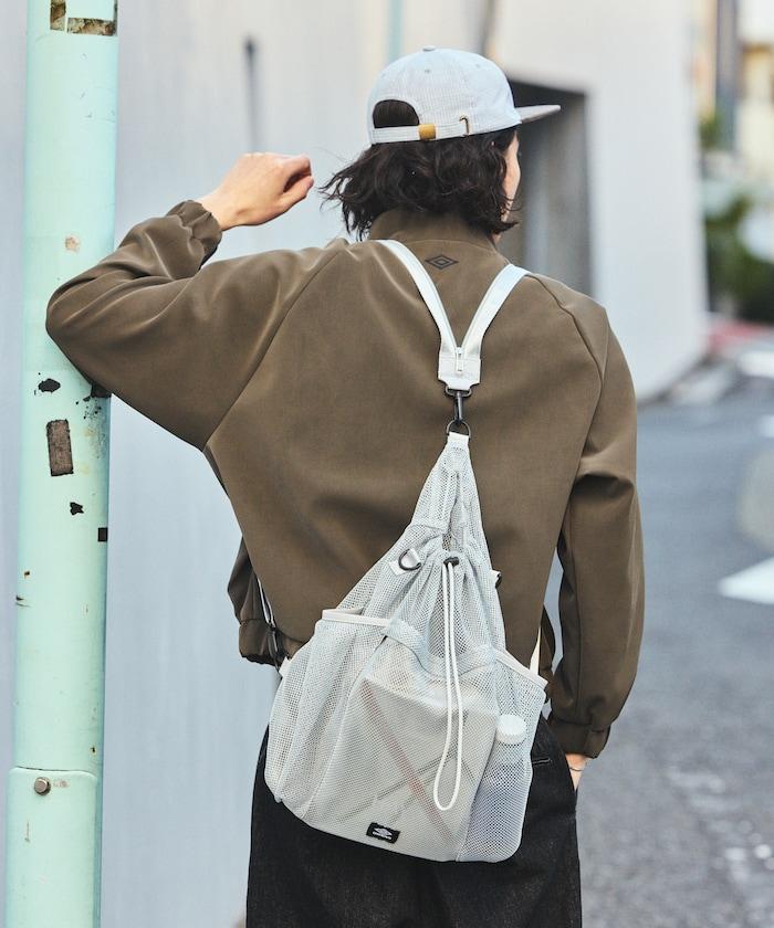 別注 マルチway ナイロンコード付き メッシュバッグ