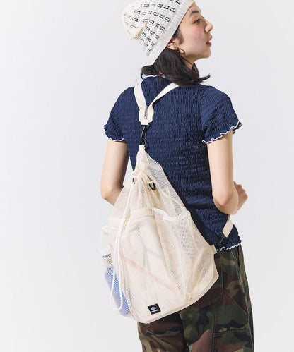 別注 マルチway ナイロンコード付き メッシュバッグ