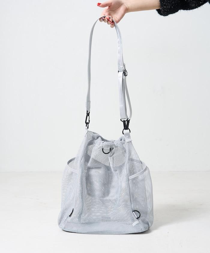 別注 マルチway ナイロンコード付き メッシュバッグ