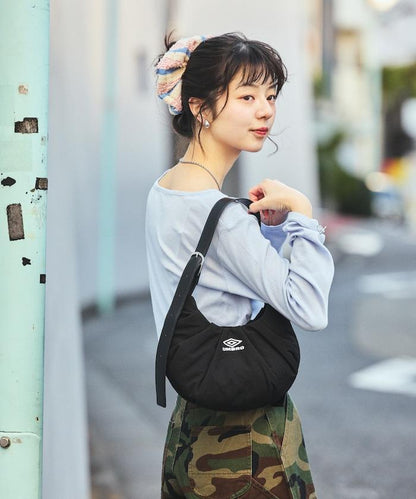 別注 サイドベルト ショルダー ギャザーバッグ