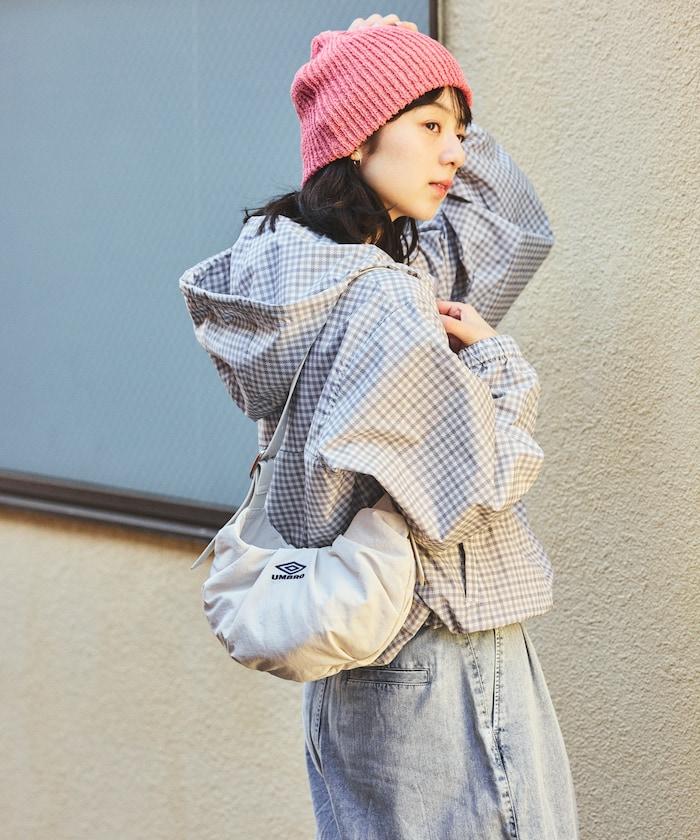 別注 サイドベルト ショルダー ギャザーバッグ