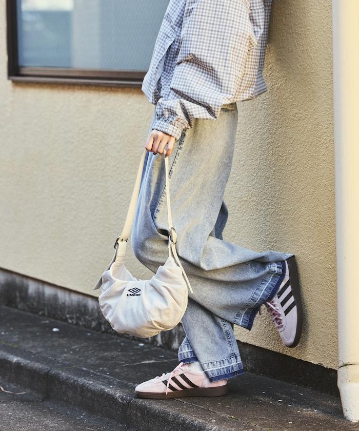 別注 サイドベルト ショルダー ギャザーバッグ