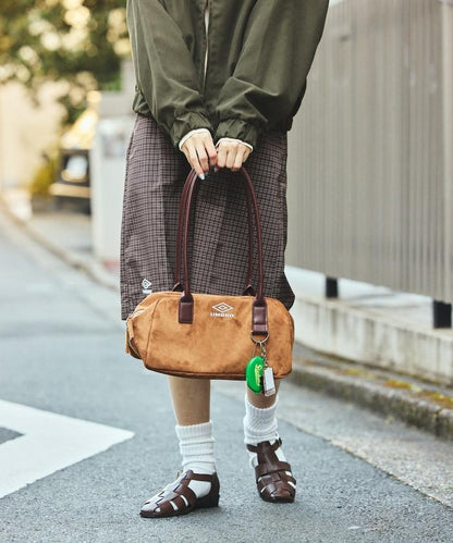 別注 スエードタッチ ボストンバッグ