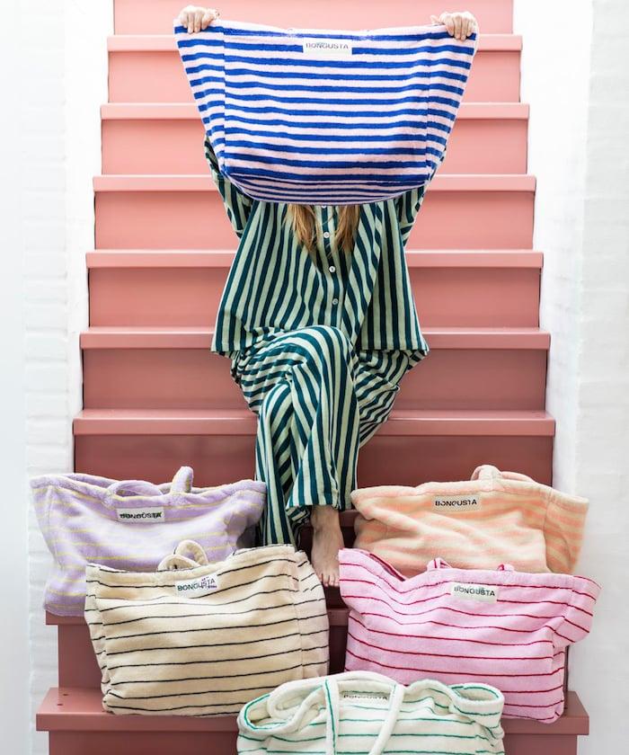 NARAM WEEKEND BAG / パイル地トートバッグL