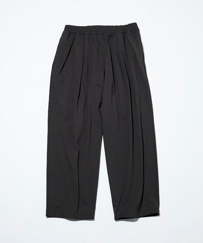 AIRDRY HIGH TECH YARN 高機能素材 イージー ワイド スラックスパンツ リラックスフィット