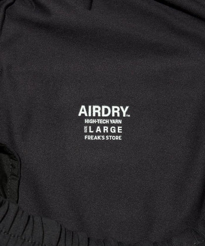 AIRDRY HIGH TECH YARN 高機能素材 イージー ワイド スラックスパンツ リラックスフィット