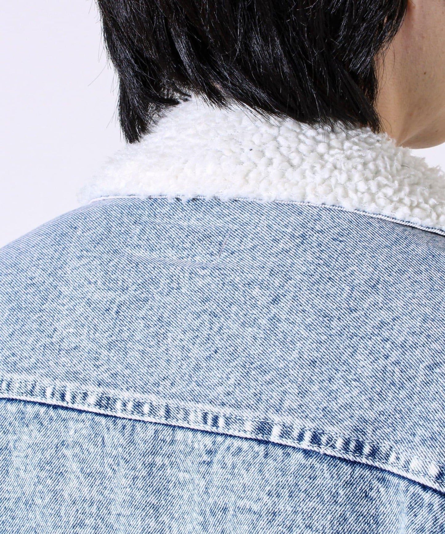 牛仔風暴騎士內襯羊羔絨牛仔夾克