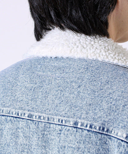 牛仔風暴騎士內襯羊羔絨牛仔夾克