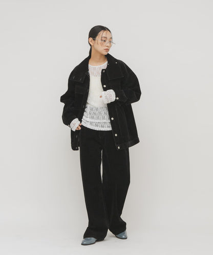 高領牛仔夾克